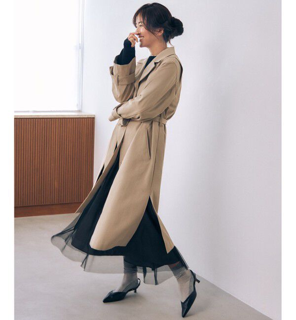 自由区「【洗える】4WAYトレンチ コート」|トレンチコート|