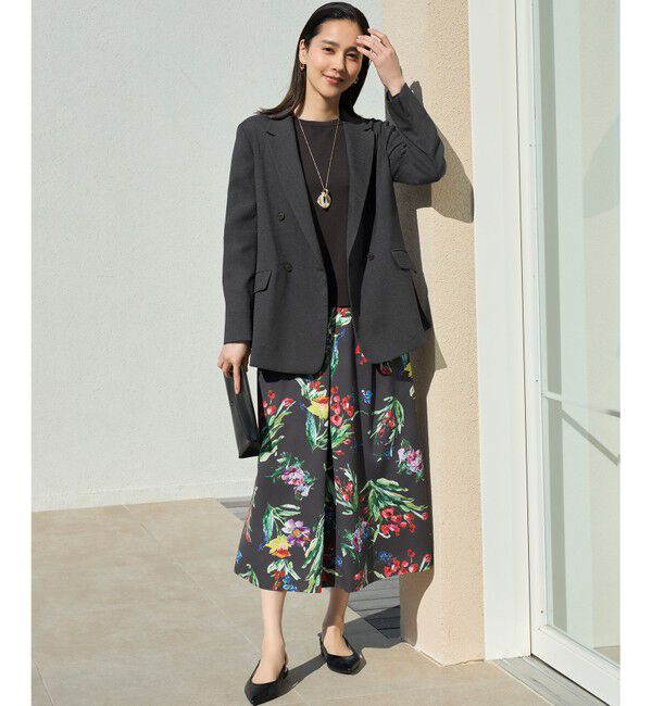 自由区「【洗える】レースコンビ ニット」|ニット・セーター|