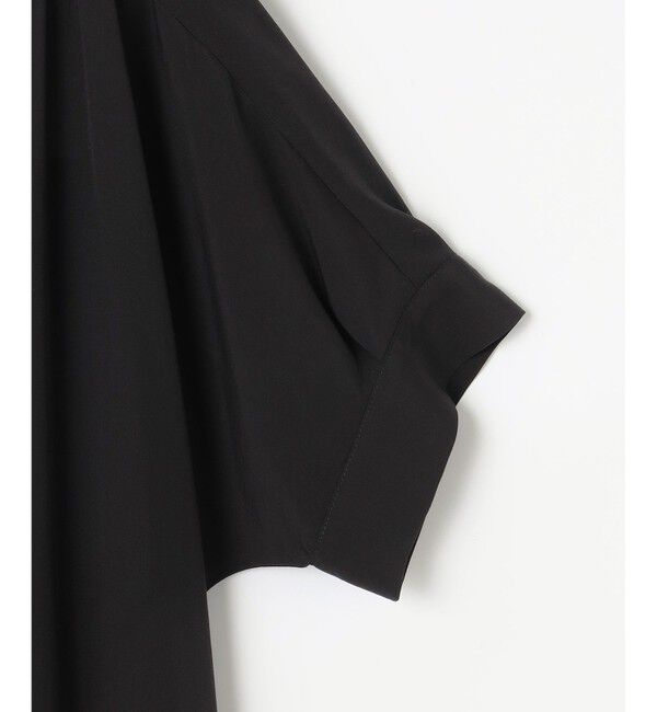 自由区「【接触冷感・UVケア・抗菌防臭・洗える】リヨセルポプリンシャツ ワンピース」|ワンピース|