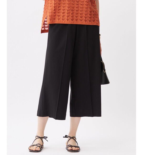 自由区「【セットアップ対応・接触冷感・UVカット・吸水速乾・抗菌防臭・洗える】ハイカウントモクロディ パンツ」|その他|ブラック