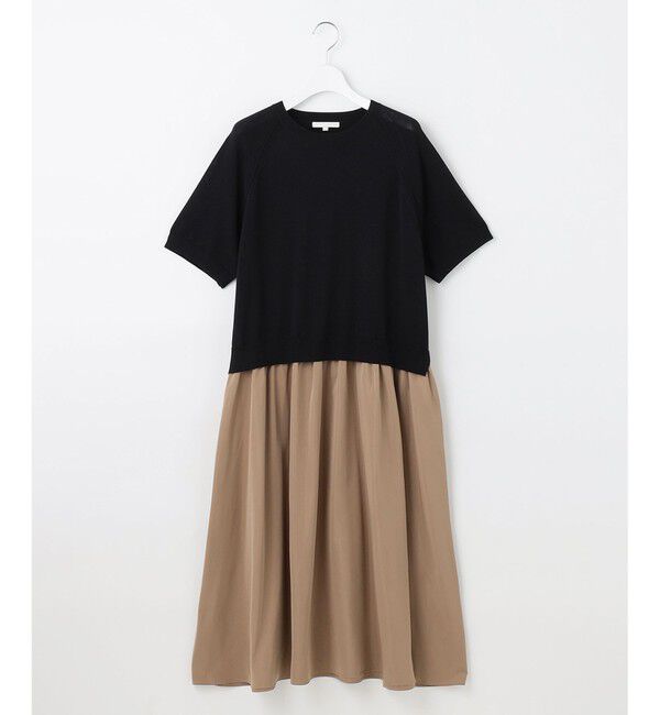 自由区「【洗える】タフタコンビ半袖 ワンピース」|ワンピース|