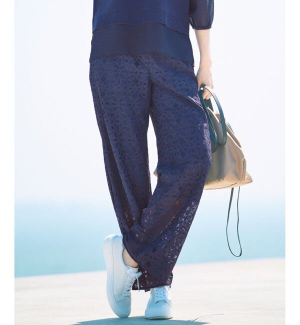 自由区「【カタログ掲載・洗える】フラワータイルレース パンツ」|その他|ｲﾝﾃﾞｨｺ