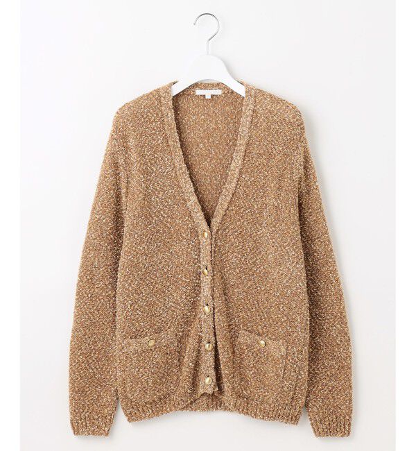 自由区「【カタログ掲載】ラメファンシーツイード カーディガン」|カーディガン|