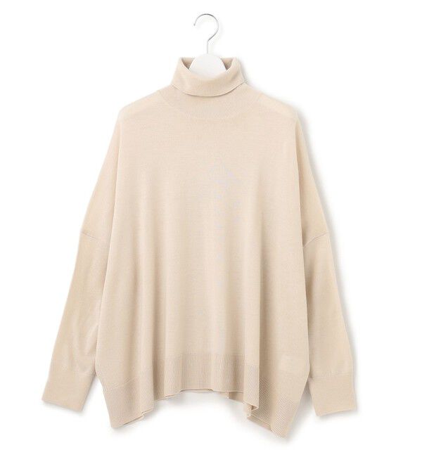 23区「【洗える】ウールブレンド タートルネック ニット」|ニット・セーター|