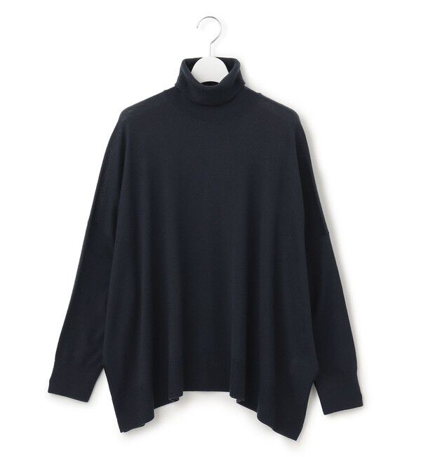 23区「【洗える】ウールブレンド タートルネック ニット」|ニット・セーター|