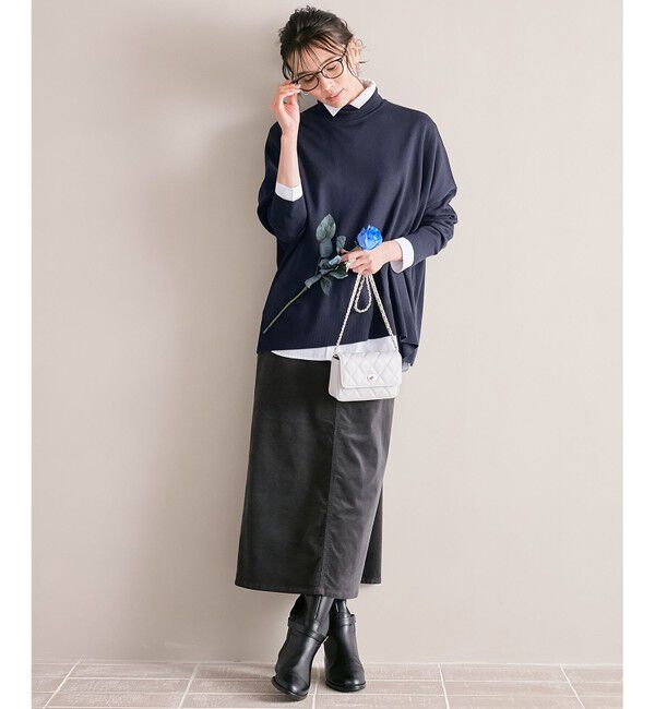 23区「【洗える】ウールブレンド タートルネック ニット」|ニット・セーター|