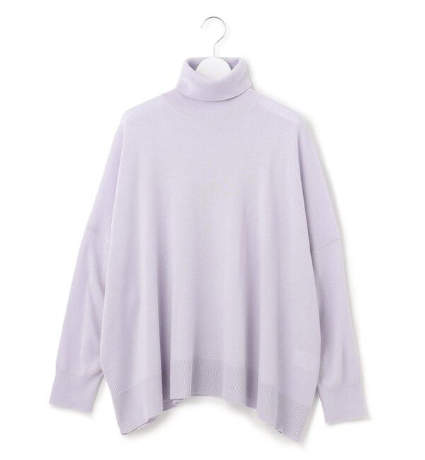 23区「【洗える】ウールブレンド タートルネック ニット」|ニット・セーター|