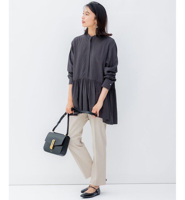 23区「【Oggi2月号掲載/新色追加】TRストレッチギャバ テーパードパンツ」|その他|