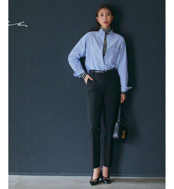 23区「【Oggi2月号掲載/新色追加】TRストレッチギャバ テーパードパンツ」|その他|