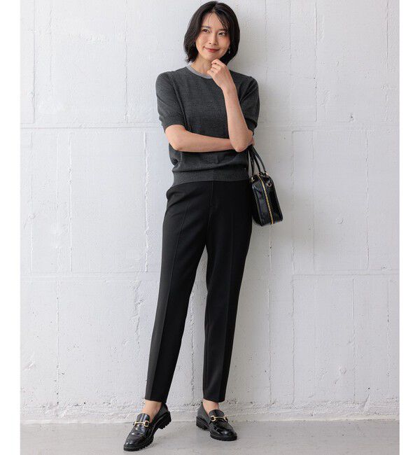 23区「【Oggi2月号掲載/新色追加】TRストレッチギャバ テーパードパンツ」|その他|