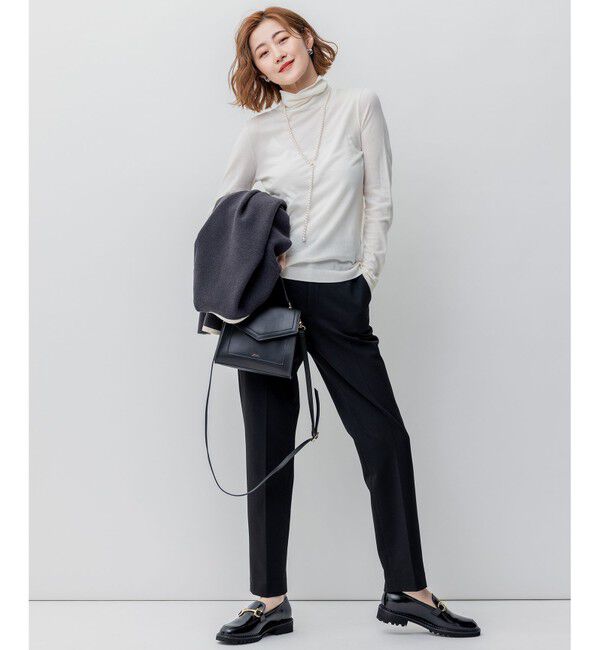 23区「【Oggi2月号掲載/新色追加】TRストレッチギャバ テーパードパンツ」|その他|