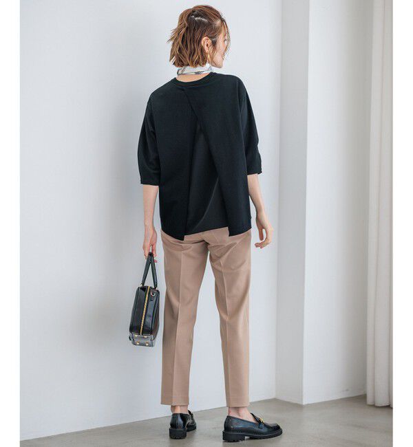 23区「【Oggi2月号掲載/新色追加】TRストレッチギャバ テーパードパンツ」|その他|