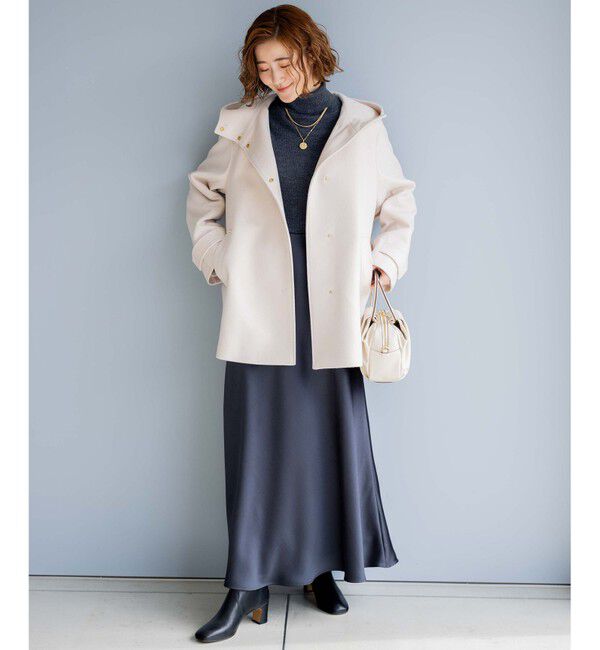 23区「【洗える】ウーステッドウール タートルネック ニット」|ニット・セーター|