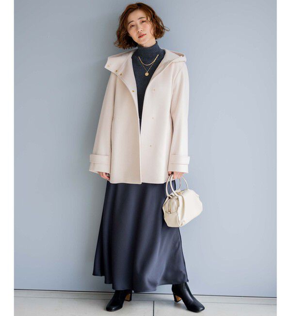 23区「【洗える】ウーステッドウール タートルネック ニット」|ニット・セーター|