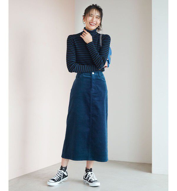 23区「【洗える】ウーステッドウール タートルネック ニット」|ニット・セーター|