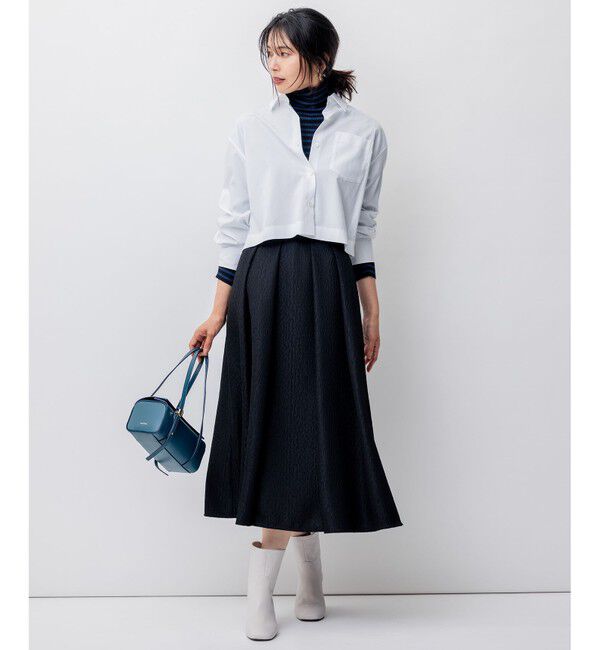 23区「【洗える】ウーステッドウール タートルネック ニット」|ニット・セーター|