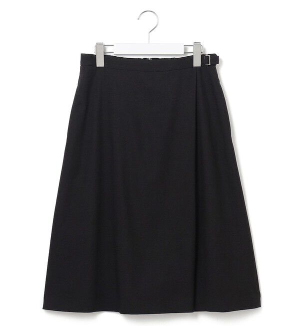 23区「【洗える/セットアップ対応】アイアスマットストレッチ フレア スカート」|スカート|
