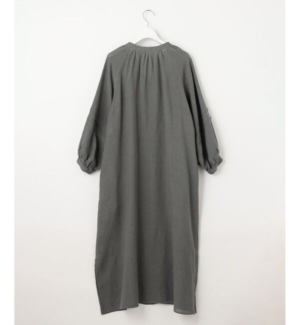 23区「【洗える】LIBECO カフタン ワンピース」|ワンピース|