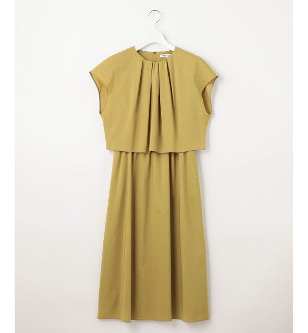 23区「【接触冷感/洗える】ストレッチラミータフタ ワンピース」|ワンピース|