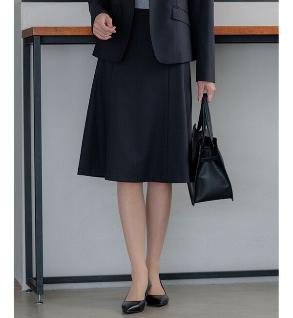 23区「【セットアップ対応】ラフィーネウール フレア スカート」|スカート|ﾈｲﾋﾞｰｽ