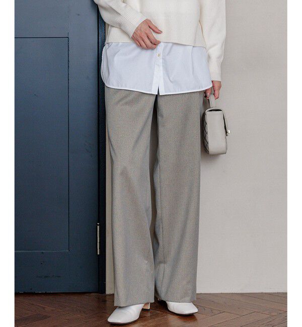23区「【VERY3月号掲載/洗える】TRコンフォートストレッチ ワイドパンツ」|その他|ﾗｲﾄｸﾞﾚ