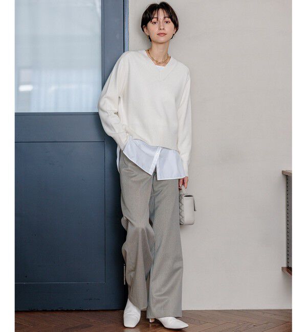 23区「【VERY3月号掲載/洗える】TRコンフォートストレッチ ワイドパンツ」|その他|