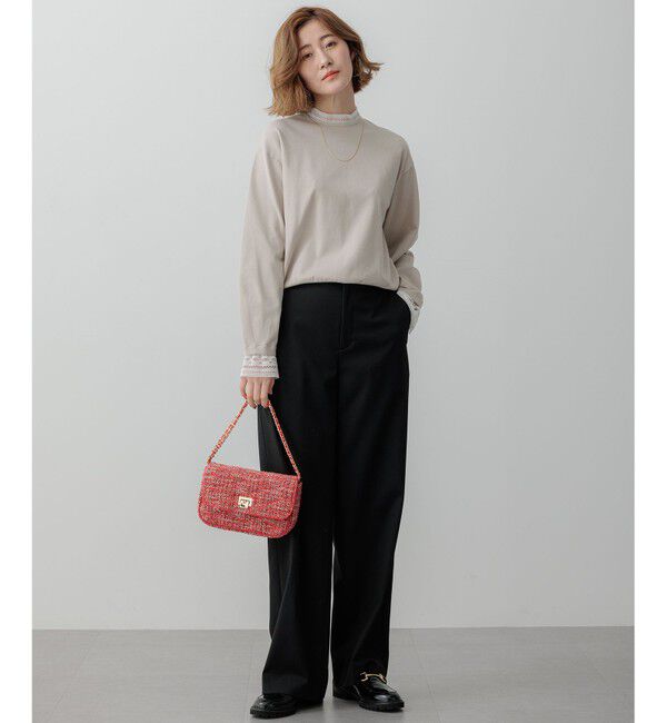 23区「【VERY3月号掲載/洗える】TRコンフォートストレッチ ワイドパンツ」|その他|