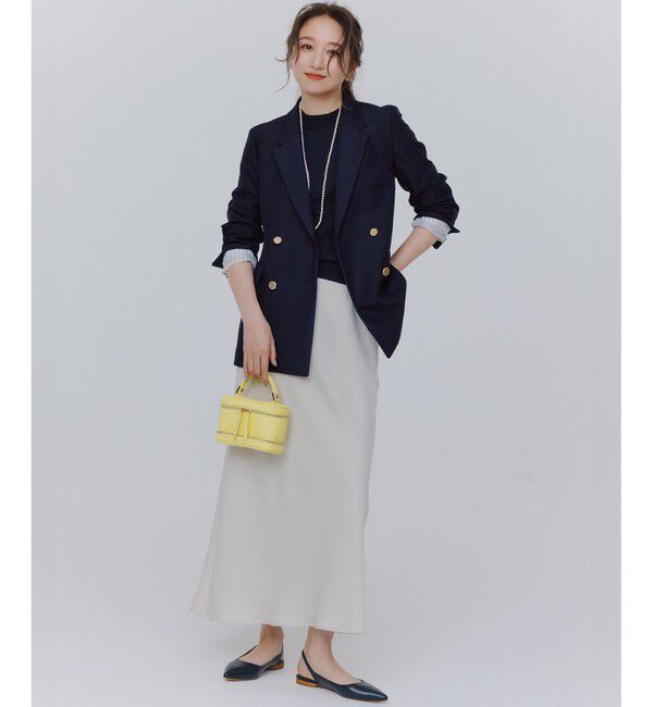 23区「【Oggi5月号掲載/洗える】プレミアムビオコットン 半袖 ニット」|ニット・セーター|