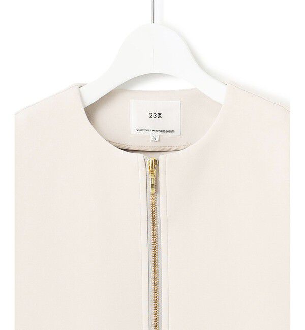 23区「【洗える】コットンエアー ギャザー ライトアウター」|その他|