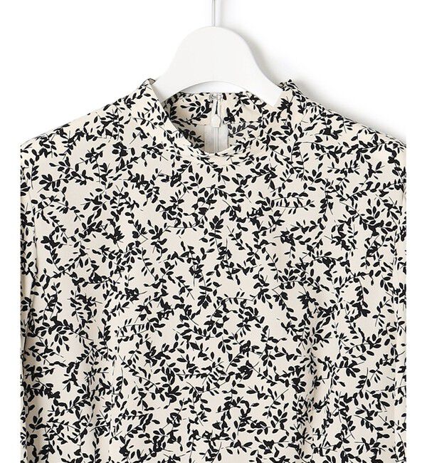 23区「【洗える】シャドーリーフプリント ワンピース」|ワンピース|