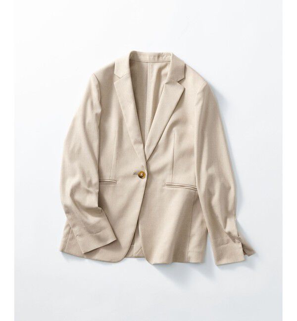 23区「【セットアップ対応/防シワ性/洗える】アイアスマットストレッチ テーラード ジャケット」|テーラードジャケット|
