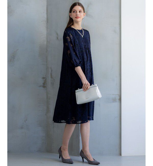 23区「【APPLAUDIR】フラワーサテンオパール ドレス」|ドレス|