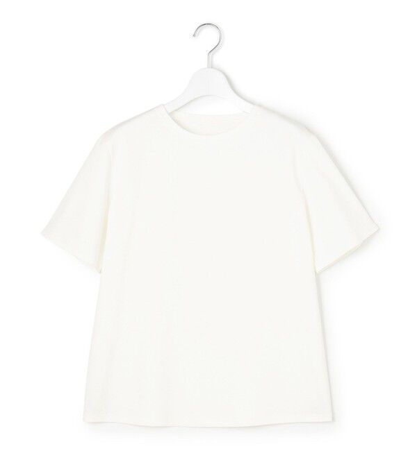 23区「【好評につき新色追加/汗じみ防止】エンブロイダリージャージー レースキャミソール付き カットソー」|Tシャツ・カットソー|