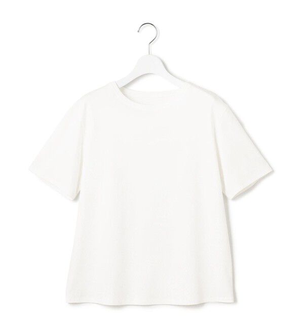 23区「【好評につき新色追加/汗じみ防止】エンブロイダリージャージー レースキャミソール付き カットソー」|Tシャツ・カットソー|