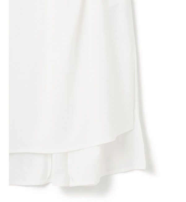 23区「【洗える】コンパクトヤーン フレアデザイン ノースリーブ カットソー」|Tシャツ・カットソー|