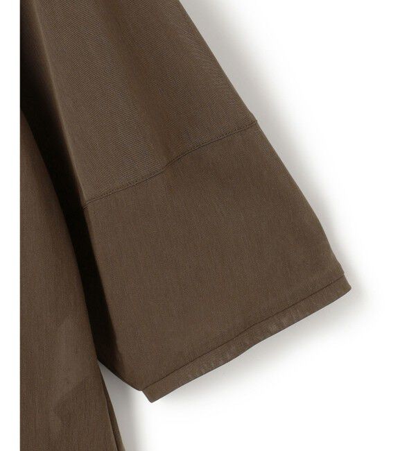 23区「【洗える】クリアトリコットジャージー ギャザーフォルム カットソー」|Tシャツ・カットソー|