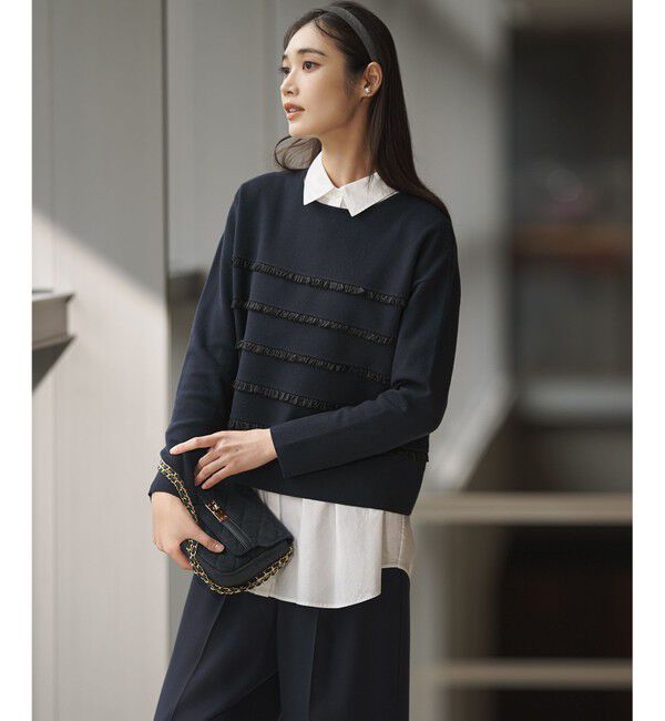 23区「【見上愛さん着用/洗える】CANCLINI ハーフスリーブ シャツ」|シャツ・ブラウス|