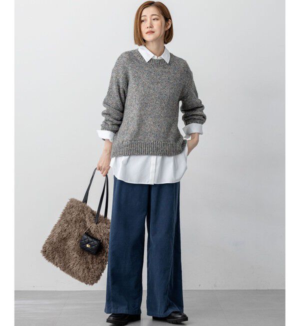 23区「【見上愛さん着用/洗える】CANCLINI ハーフスリーブ シャツ」|シャツ・ブラウス|