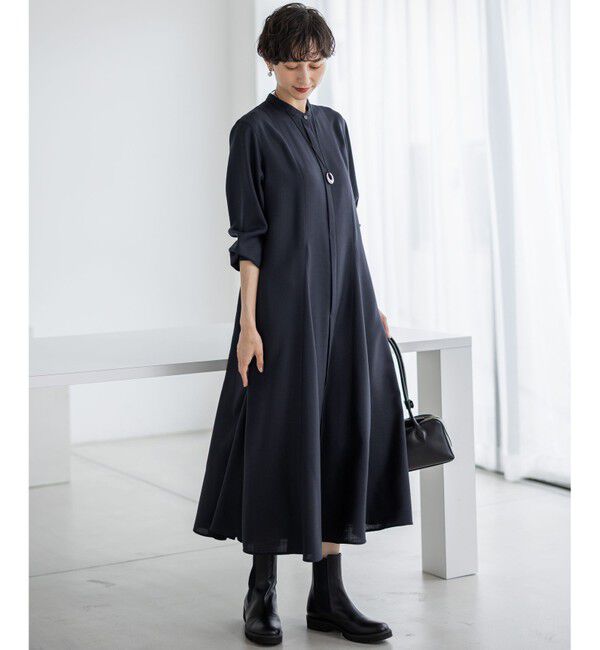 23区「【洗える】TWビエラ シャツワンピース」|ワンピース|