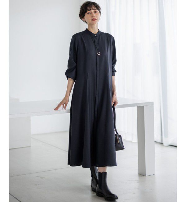 23区「【洗える】TWビエラ シャツワンピース」|ワンピース|