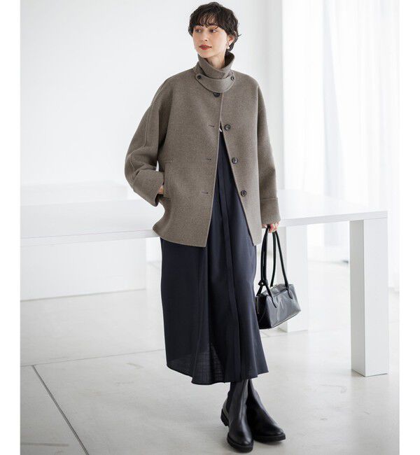 23区「【洗える】TWビエラ シャツワンピース」|ワンピース|