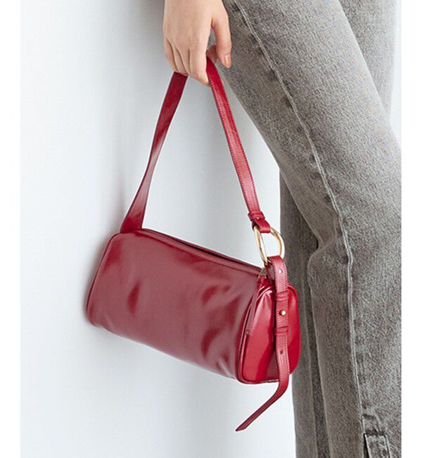 23区「【VERY掲載】シリンダー バッグ」|ショルダー・メッセンジャー|レッド系