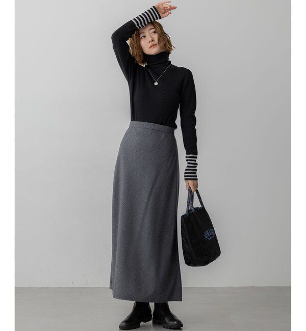 23区「【洗える】ハイカウントフラノ フレア スカート」|スカート|