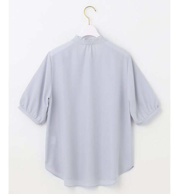 ANY SIS「【洗える】フリルスタンドピンタック ブラウス」|シャツ・ブラウス|
