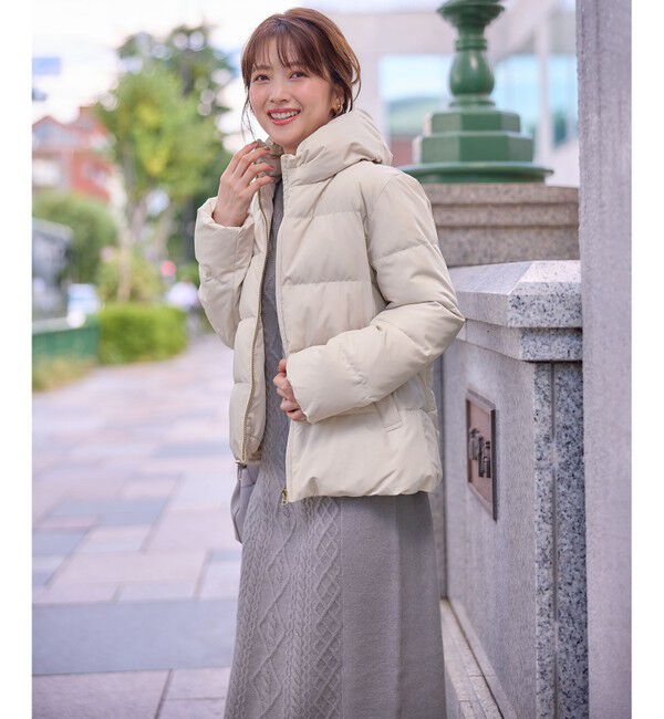 ANY SIS「【洗える】エコファイバーミックスショート ダウン」|ダウン|