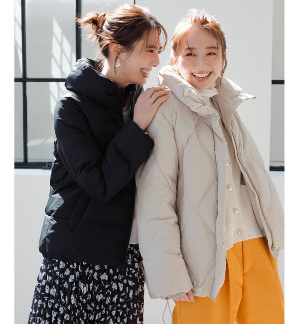 ANY SIS「【洗える】エコファイバーミックスショート ダウン」|ダウン|