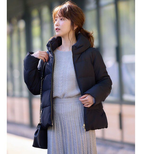 ANY SIS「【洗える】エコファイバーミックスショート ダウン」|ダウン|