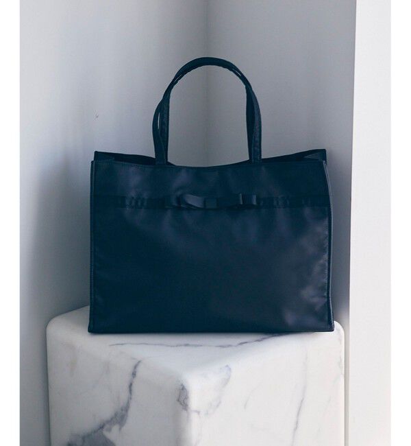 ANY SIS「リボンサブトート バッグ」|トートバッグ|ブラック