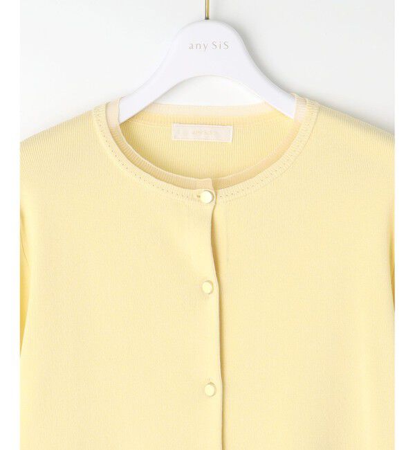ANY SIS「【洗える】レースネックショートレングス カーディガン」|カーディガン|