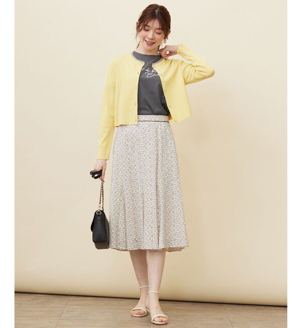 ANY SIS「【洗える】レースネックショートレングス カーディガン」|カーディガン|